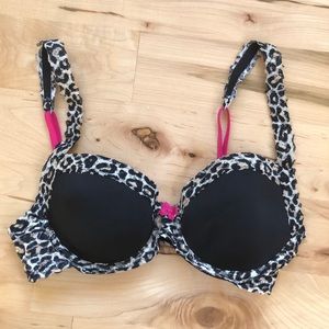 [NWOT] Victoria Secret - Satin & lace, 🖤🐆💕34B